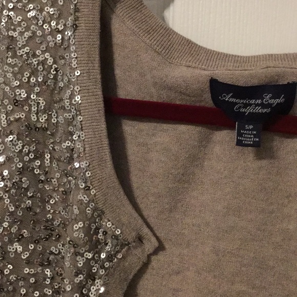 American Eagle Sequin Sweater - Picture 2 of 3